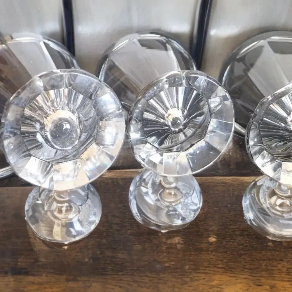 Val St Lambert Hafnia Cordial Liqueur Cocktail Glasses Set of 5 Mint 3.5